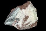 Metallic, Needle-Like Pyrolusite Cystals - Morocco #140994-1